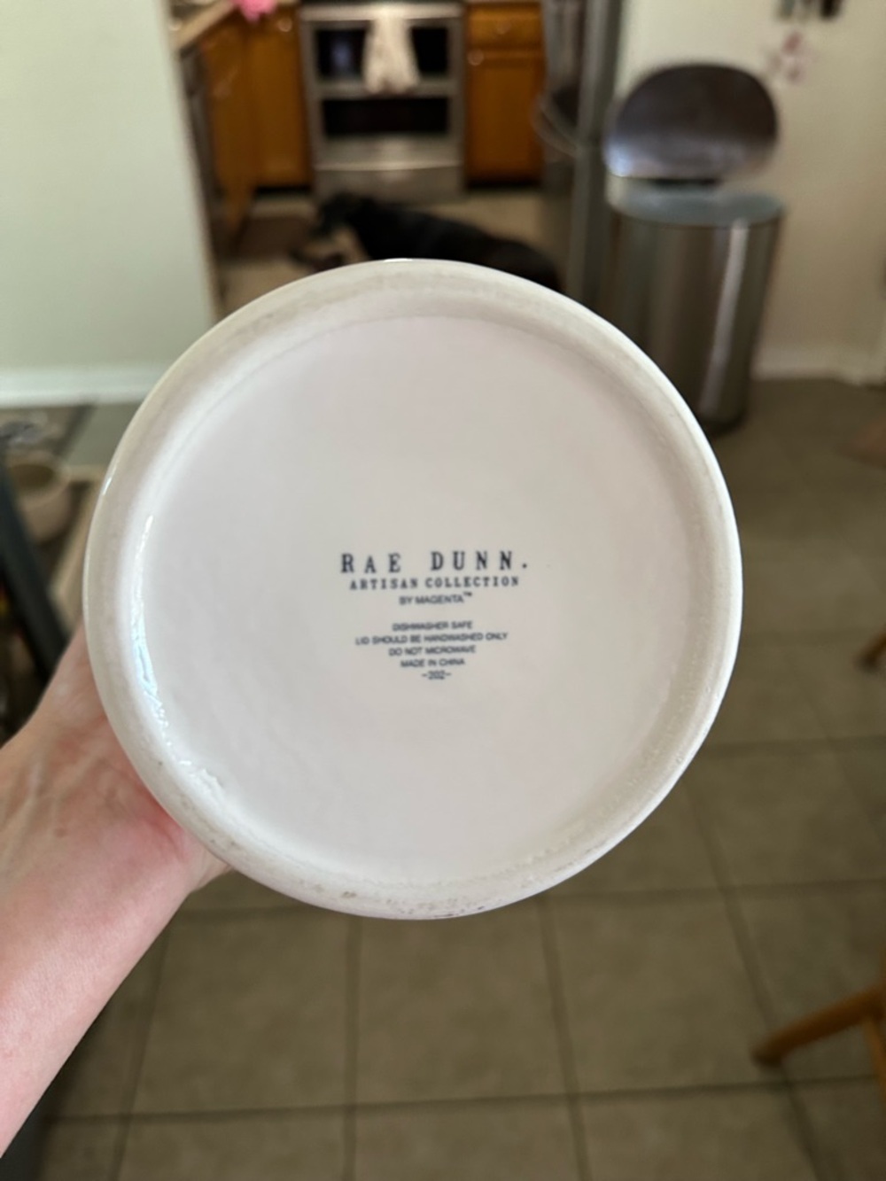 Rae Dunn White Ceramic Canister - Picture 2 of 3